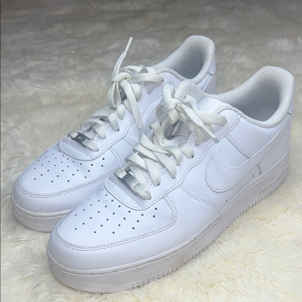 All-white Nike Air Force 1
